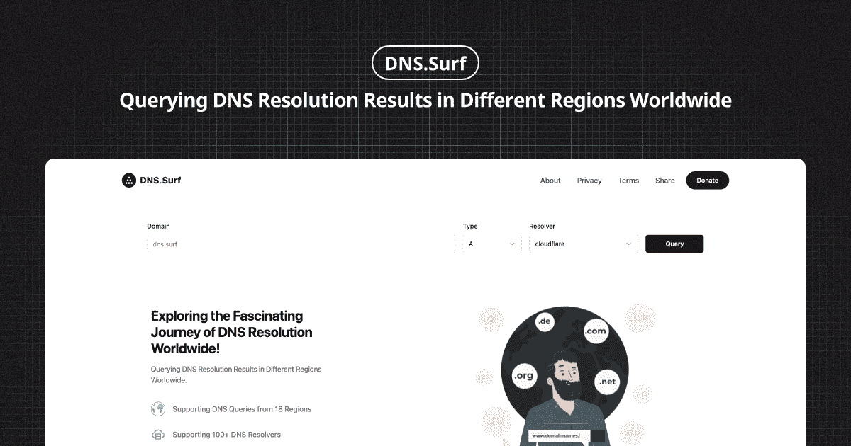 DNS.is – 全球DNS解析查询工具